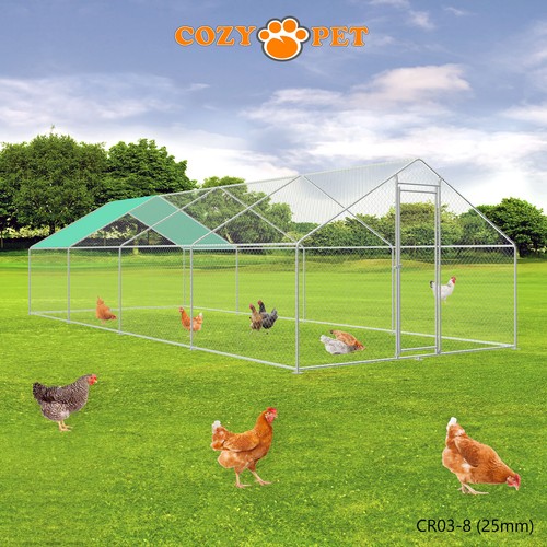 Chicken Run 10 Sizes by Cozy Pet 25mm & 32mm Hens Dogs Poultry Rabbit Ducks Coop - Picture 72 of 268