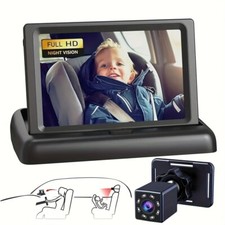 4.3/5" Car-mounted Baby Monitoring Display Surveillance Camera Stroller Monitor