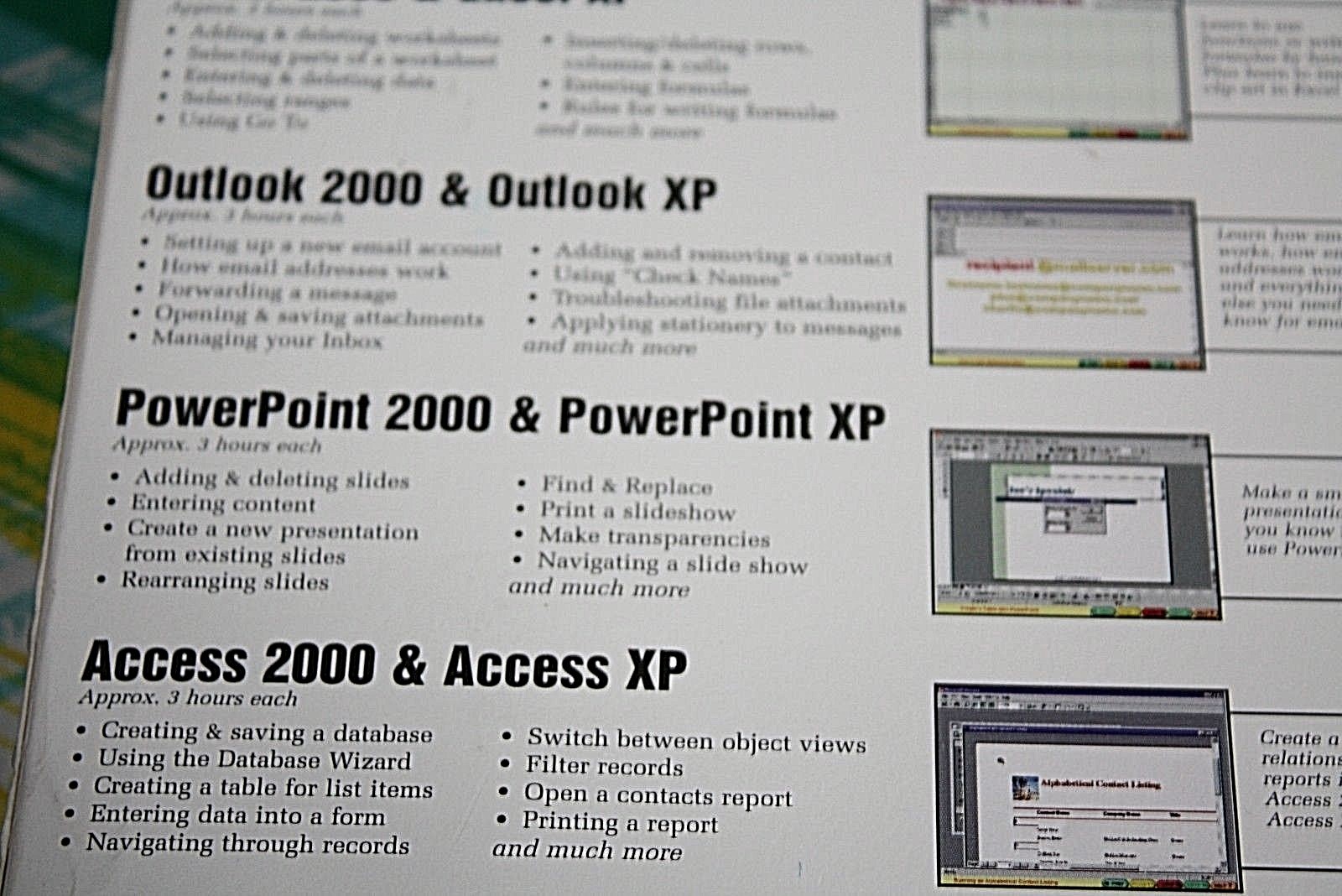 Microsoft Office XP & 2000 Training Deluxe Office 10 Tutorials on 4 CD ...
