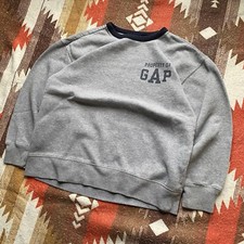 Vintage Y2K Property Of GAP Sweatshirt, Collared, Tagged L, 21.5x25.5 short 
