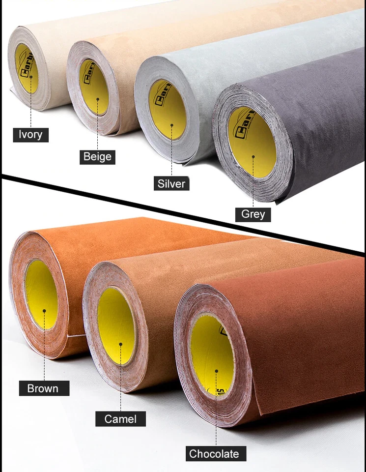 Velourfolie Selbstklebend Mikrofaserstoff Samtfolie 3D Wrap Dachhimmel Rakel #05 - Bild 4 von 4