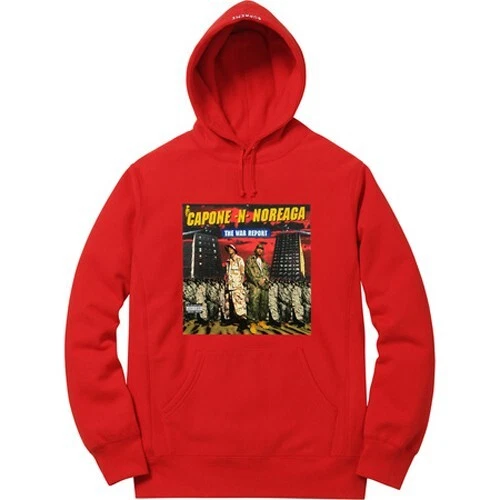 Sweat à capuche rouge Supreme The War Report L