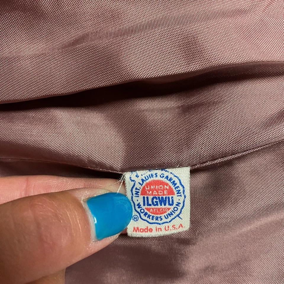 Abrigo de Lana Vintage Años 60 Tweed Top Abrigo Hecho en Unión Trinchera L Doble Pecho Años 50 Foto 2 de 4