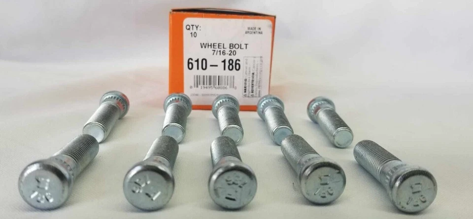 610-186 Dorman Wheel Studs Set of 10 Front or Rear for GMC Chevrolet Express Van - Image 3 of 4