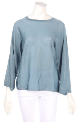 PURIM Longsleeve-Shirt Glitter XS blue grey silver NEW