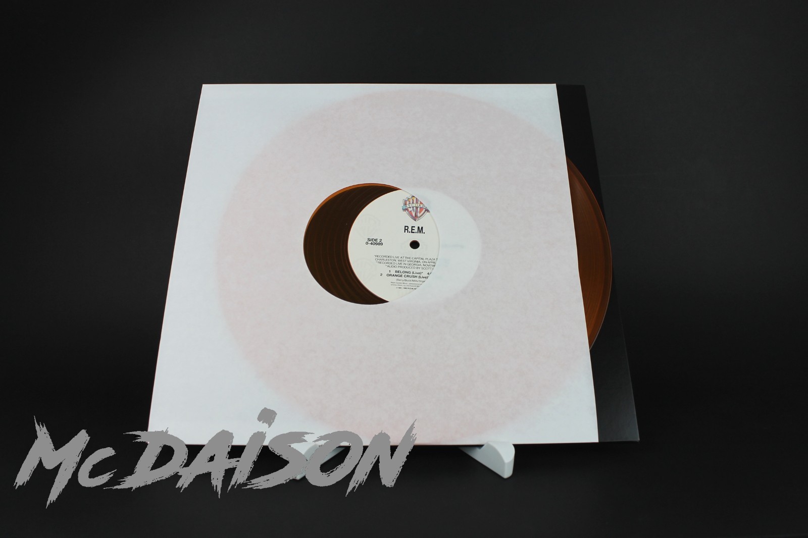 McDAISON 50pz BUSTA INTERNA BIANCA con fori per DISCHI LP 33 giri 12" mix vinile foto 2