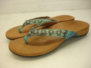 vionic floriana teal snake