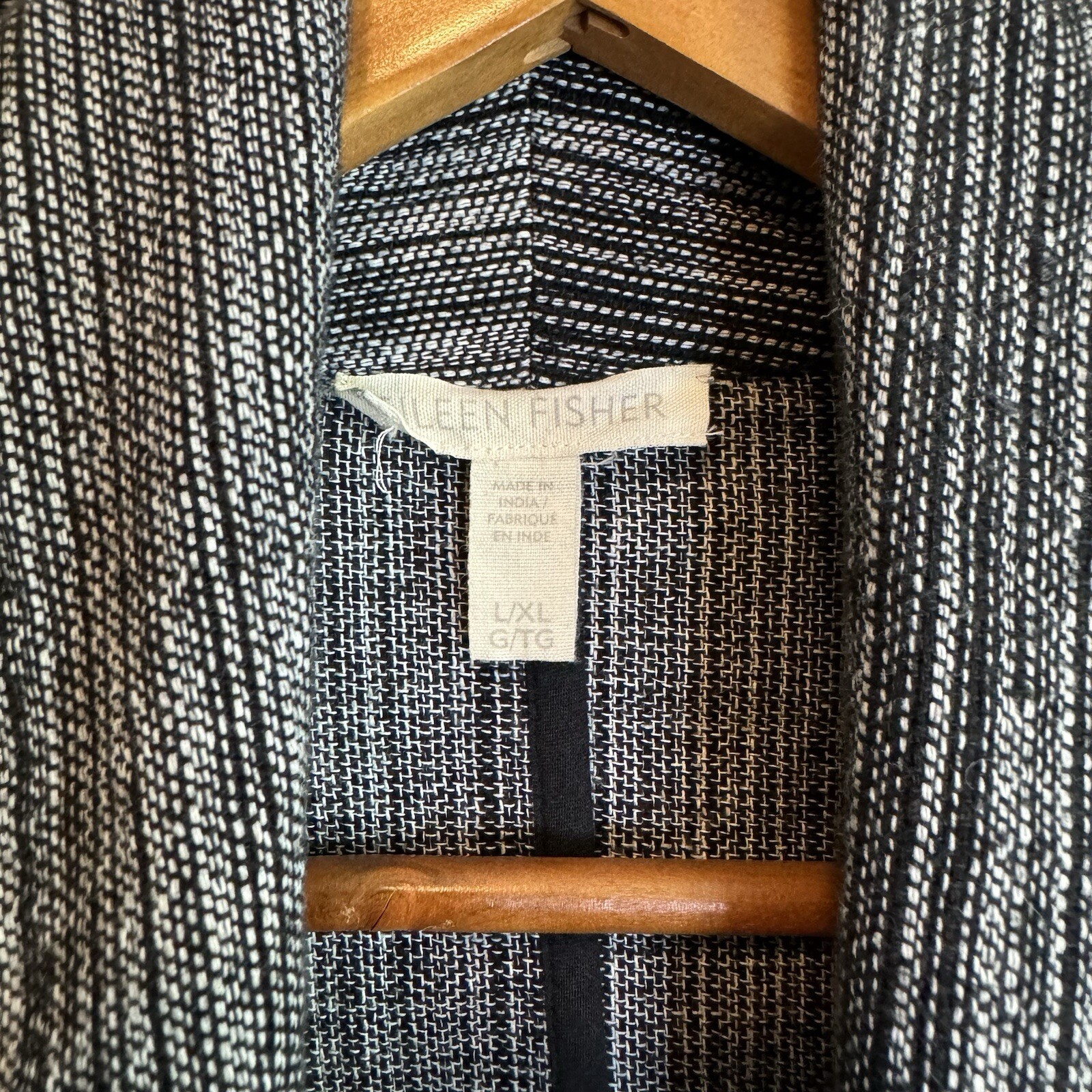 Eileen Fisher ColorBlock Patchwork Lagenlook Shaw… - image 8