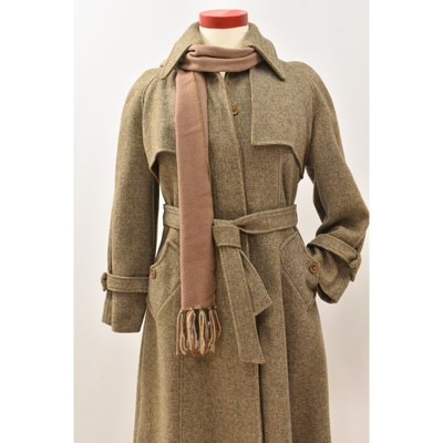 70-80s vintageNep Tweed Classical Coat