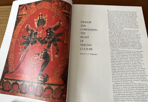 "THE SACRED ART OF TIBET" Expanded Edition 1996, AS NEW - Picture 2 of 8