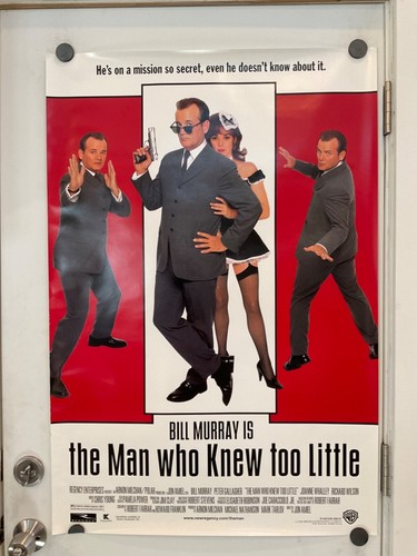 40x27 The Man Who Knew Too Little Original Movie Poster 1 Sheet Double Side 1997