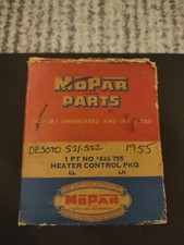 Mopar 1955-56 Desoto Heater Control Package Part Number 1626755