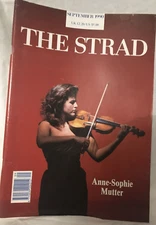 The Strad Magazine -  September 1990- Violin Strings - Anne Sophie Mutter