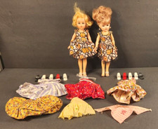 LOT OF 2 VINTAGE 1950'S ARRANBEE 10" MISS COTY X FASHION DOLLS WITH ACCESSORIES