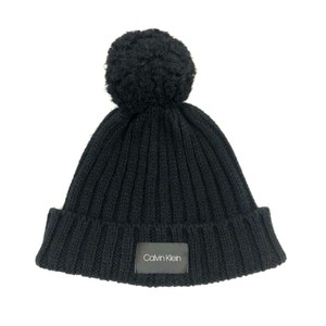 calvin klein pom pom beanie