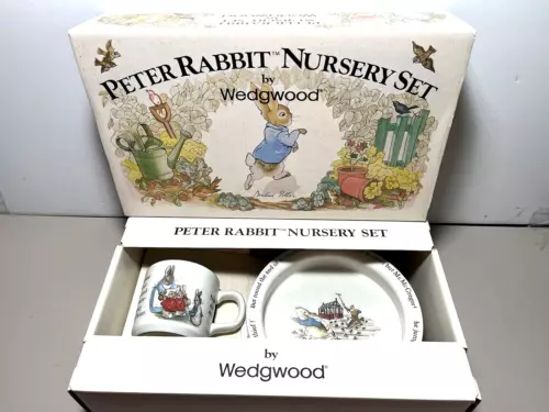 Wedgewood Peter Rabbit Nursery 3-Piece Set