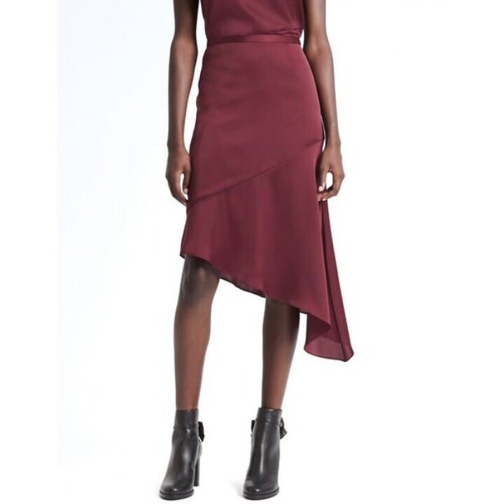 olivia palermo burgundy dress NWT $288 Olivia Palermo Chelsea 28 fringe suede burgundy Sleeveless dress  XXS