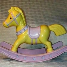 Doll's Toy Hobby Horse / Rocking Horse from Simba brand - Pastel Colors