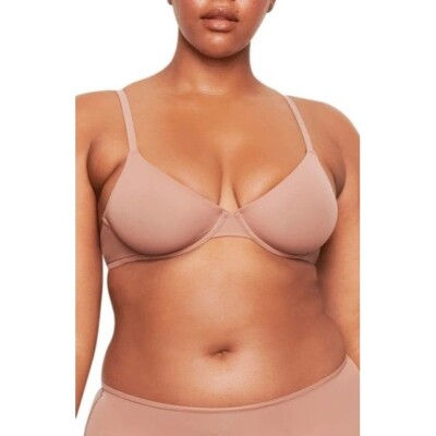 トップス SKIMS ROSE SKIMS Fits Everybody Unlined Underwire Bra Convertible Rose