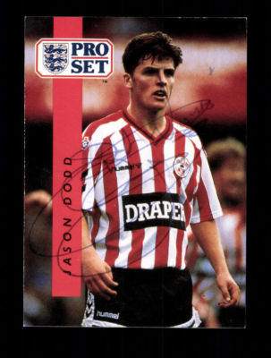 Jason Dodd FC Southampton Pro Set Card Original Signiert+ A 105999