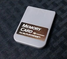 PlayStation 1 PS1 Performance Memory Card Works Great 