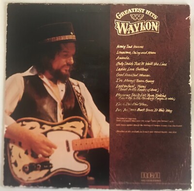 Waylon Jennings - Greatest Hits - 1979 - Vinyl Record LP - Gold
