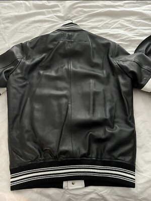 Givenchy Signature Leather Star College Jacket Black size 46 used