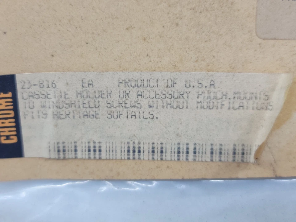 J&M Windshield Pouch For Harley Davidson Heritage Softail Factory Sealed New USA - Image 2 of 3