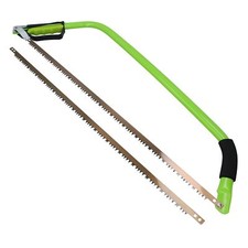 30” Heavy Duty Bow Saw Tree Wood Log Cutter with Optional Spare Blades