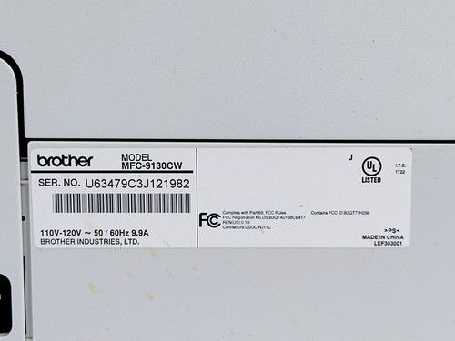 Brother MFC-9130CW All-In-One Color Laser Printer - 第 13/13 張圖片