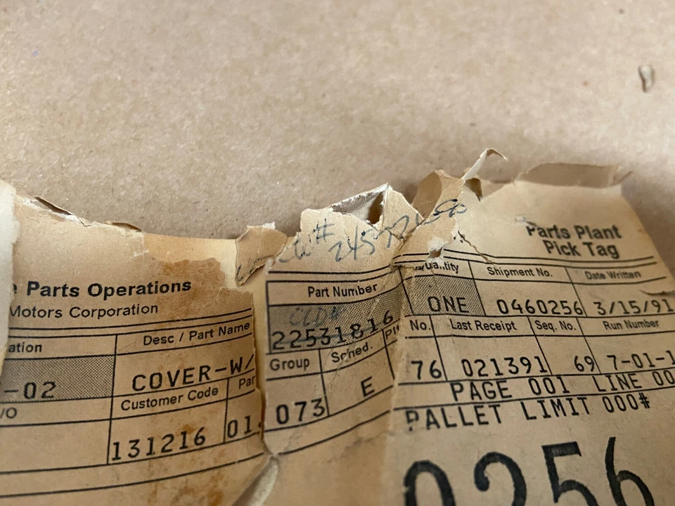 Carcasa de bomba de agua GM 22531816 90-92 Beretta & Skylark 2,3 L 89-91 Grand Am Nuevo de Lote Antiguo Foto 2 de 4