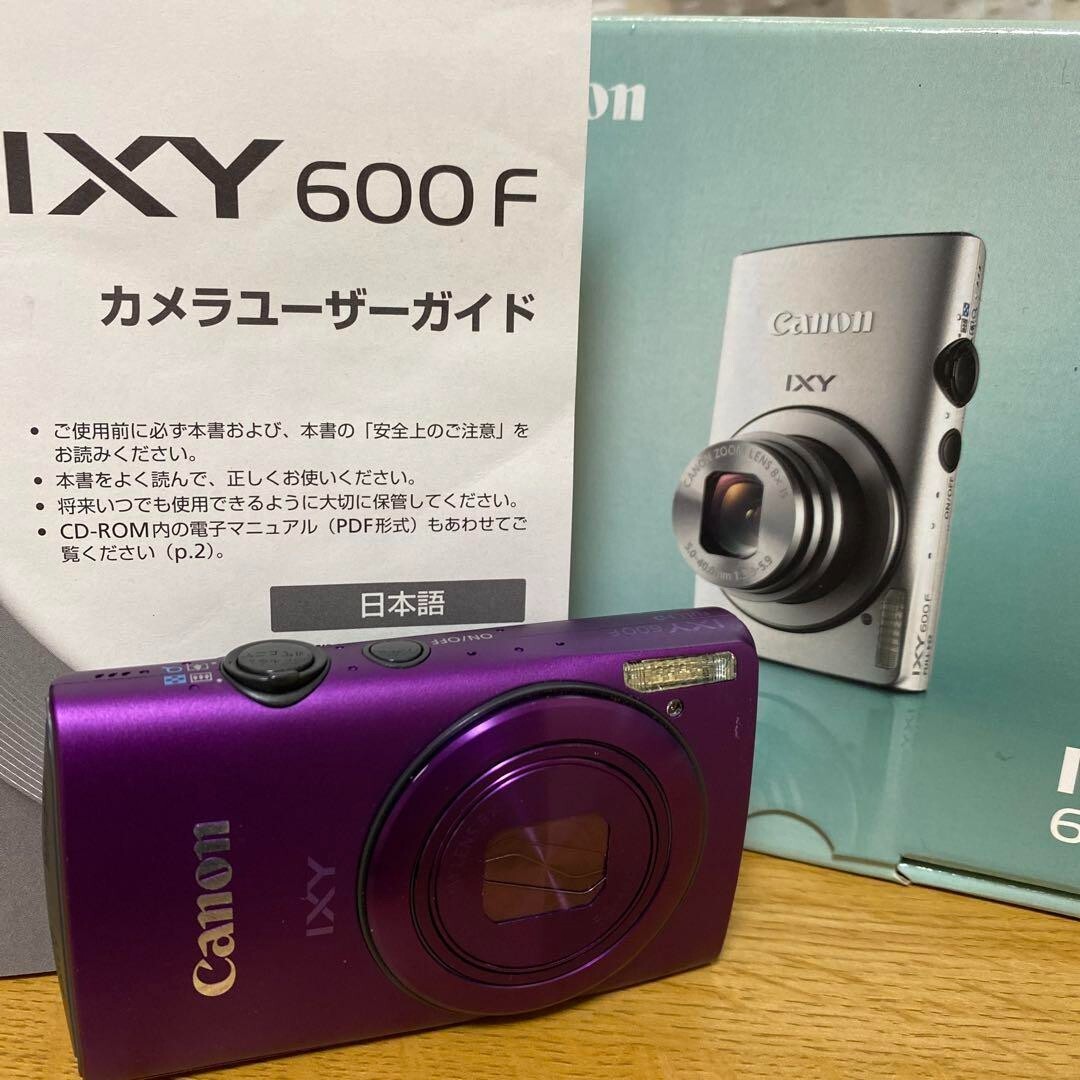 Canon IXY 600F 12.1MP Purple 8x Zoom Compact Digital Camera Canon IXY 600F 12.1MP Purple 8x Zoom Compact Digital Camera