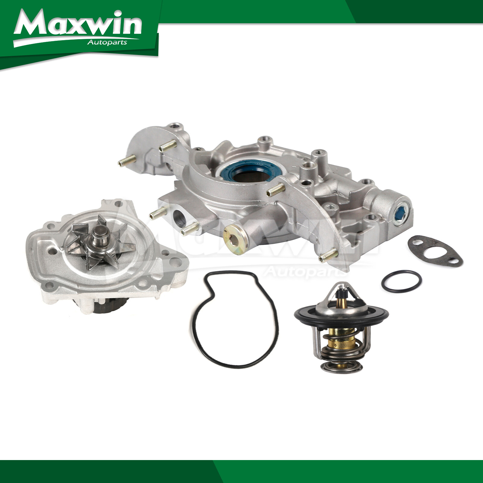 Engine Oil Water Pump Thermostat Set Fit 19961998 Honda Civic 1.6L