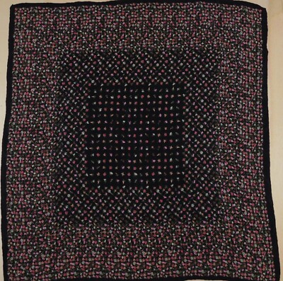 Foulard En Soie 100% - 42g, Couleur Bleue, Occasion, Sans Marque (générique)