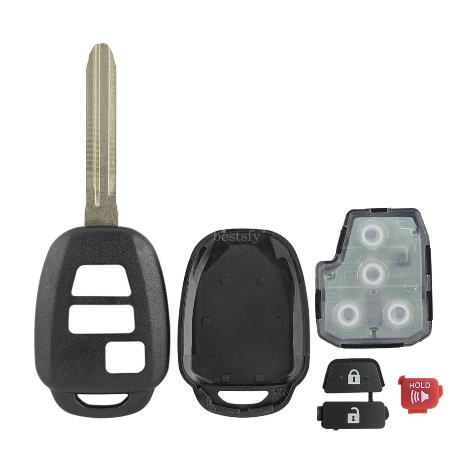 2 controles remotos de entrada sin llave para Toyota RAV4 2013-2017 3B control de llavero de coche chip H Foto 3 de 4