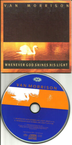 VAN MORRISON Whenever God Shine His light PROMO DJ CD single - Picture 1 of 1
