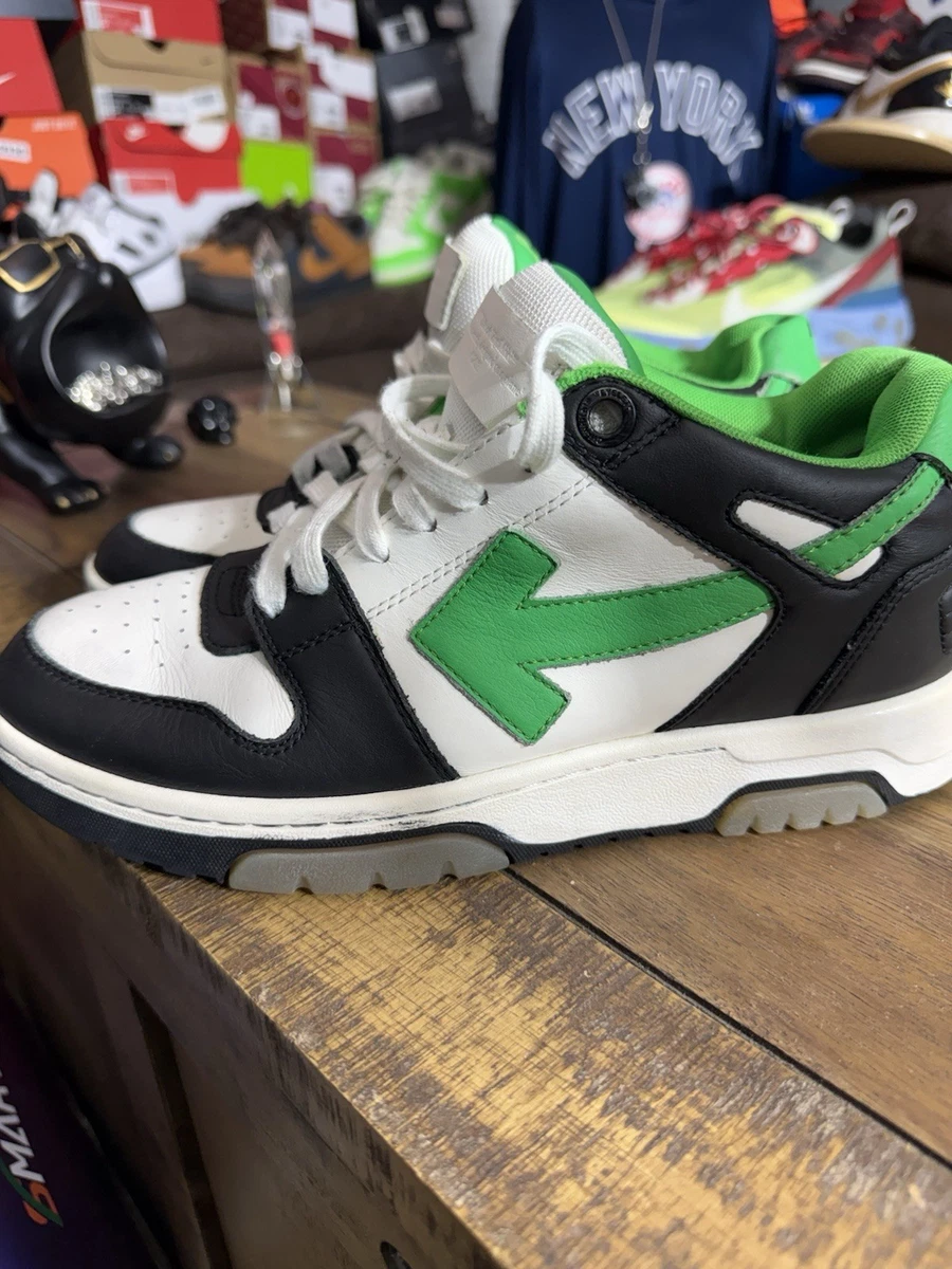 Off-White Out of Office Low Black Green for sale | eBay