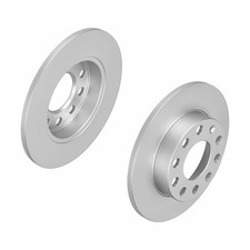 f.becker Bremsscheiben Voll Hinten Rechts Links für AUDI A4 B6 B7 SEAT Exeo 