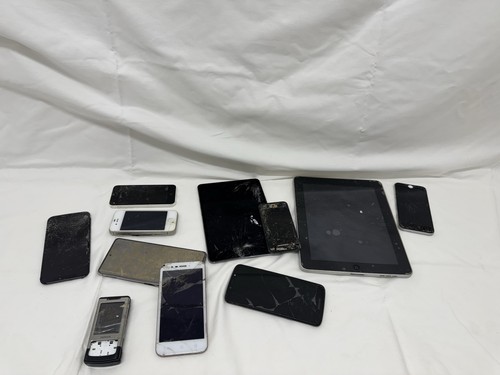 Job Lot Broken Mobile Phones Tablets Apple Samsung Nokia Motorola Parts Repair
