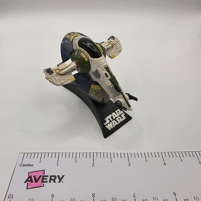 Star Wars Titanium Series Die Cast Jango Fett Slave 1 - Battle Damaged