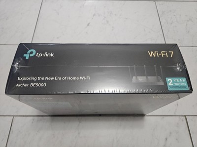 Brand NEW TP-Link Archer BE5000 Dual-Band Wi-Fi 7 Router Black | eBay