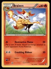 Braixen 12/124 Fates Collide 2016 kirisAki LP
