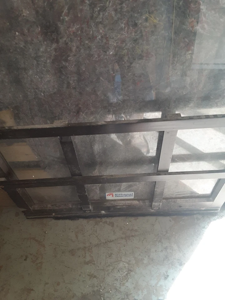 COMMERCIAL STORE FRONT  DOOR, 35.5" x 7'0  w/Glass - Image 3 of 4