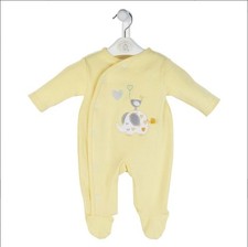 Baby Unisex Lemon Romper Sleepsuit Dandelion ~ Elephant & Bird ~ NB-3 3-6 Month