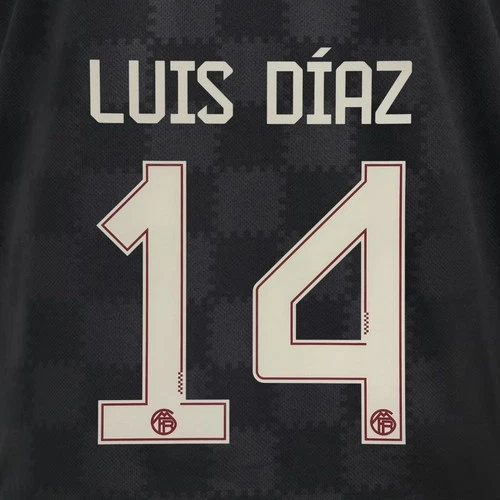 OFFICIAL LUIS DIAZ #14 FC Bayern 3rd 2025-26 Print