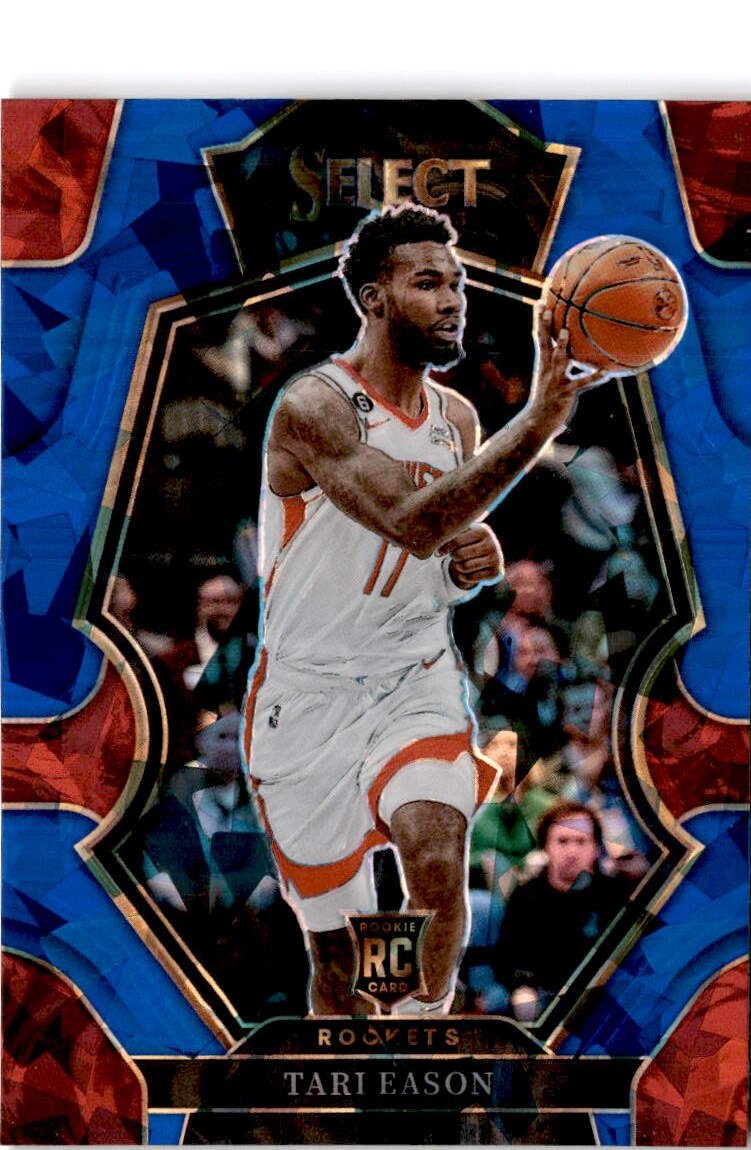 2022-23 Panini Select #183 Tari Eason Blue Ice Houston Rockets