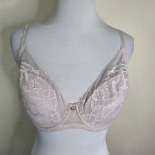 Natori Flora Underwire Contour Bra 34D 721150 Blush Padded Lace