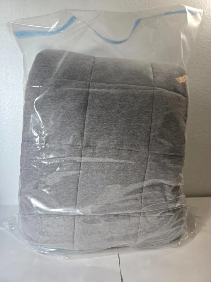 Edredón completo/queen a rayas gris Lacoste Home Foto 3 de 3