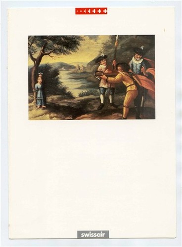 Swissair Menus 700th Anniversary Swiss Confederation William Tell 1991