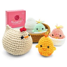 Crochet Kit for Beginners with Step-by-Step Video Tutorials, Starter Crochet ...